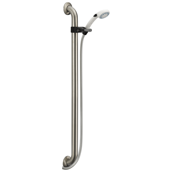 Delta - Adjustable Slide Bar / Grab Bar 2-Setting Hand Shower