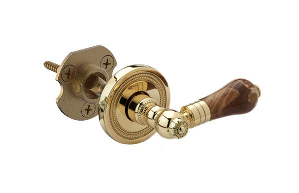Phylrich - Montaione Brown Onyx Lever Half Dummy