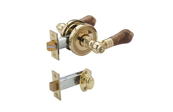 Phylrich - Montaione Brown Onyx Door Lever with Privacy Bolt