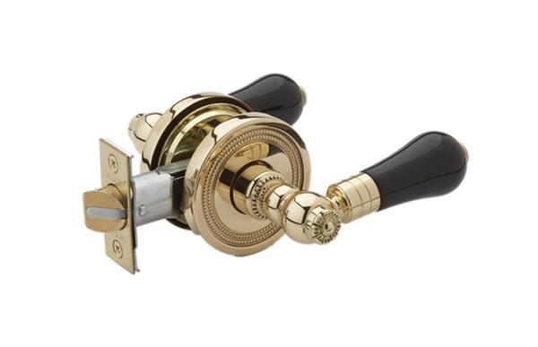 Phylrich - Black Onyx Door Lever Passage Set