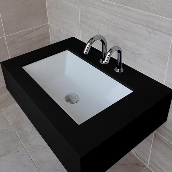 Lacava - Aquasei Under-Counter Or Self-Rimming Porcelain Bathroom Sink With An Overflow