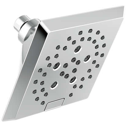 Delta - H2Okinetic 5-Setting Angular Modern Raincan Shower Head