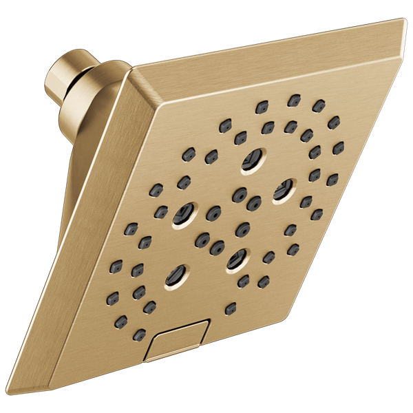 Delta - H2Okinetic 5-Setting Angular Modern Raincan Shower Head
