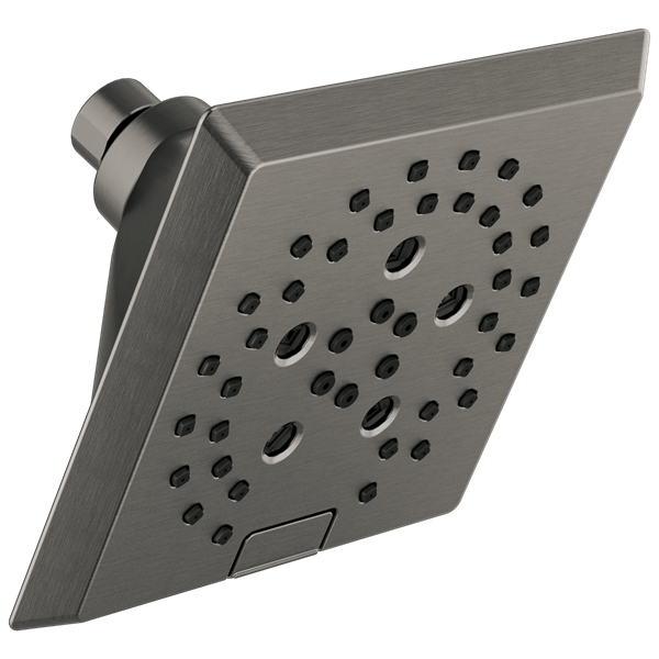 Delta - H2Okinetic 5-Setting Angular Modern Raincan Shower Head