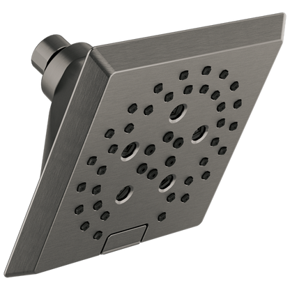 Delta - H2Okinetic 5-Setting Angular Modern Raincan Shower Head