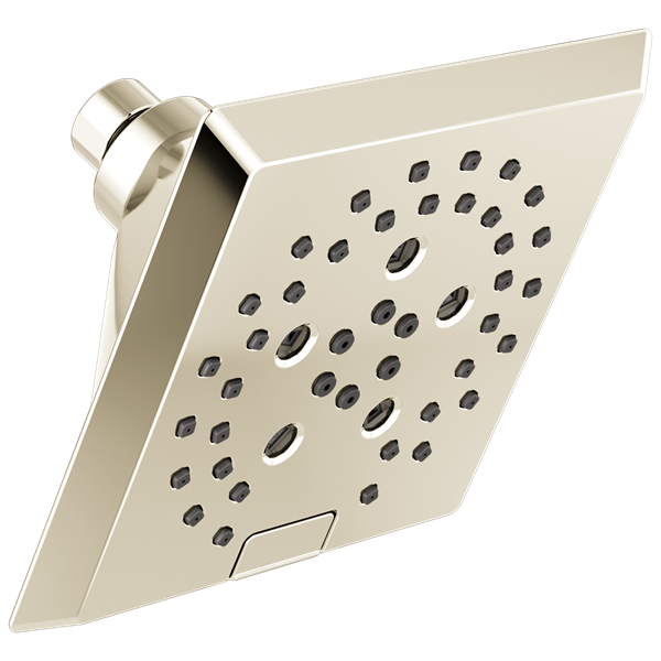 Delta - H2Okinetic 5-Setting Angular Modern Raincan Shower Head
