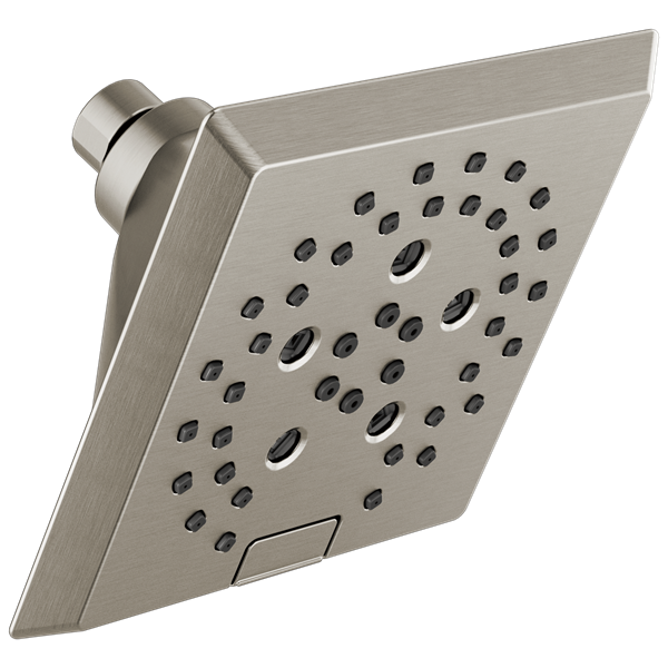 Delta - H2Okinetic 5-Setting Angular Modern Raincan Shower Head