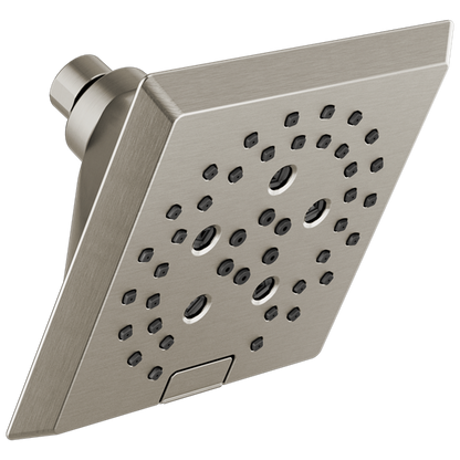 Delta - H2Okinetic 5-Setting Angular Modern Raincan Shower Head