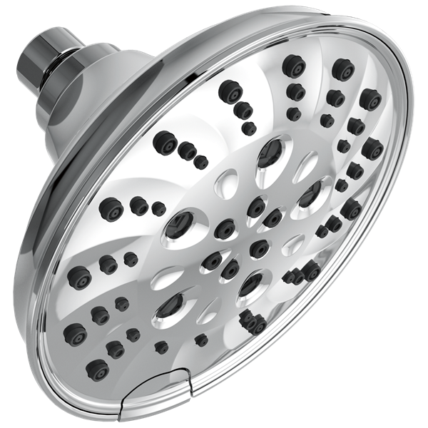Delta - H2Okinetic 5-Setting Traditional Raincan Shower Head