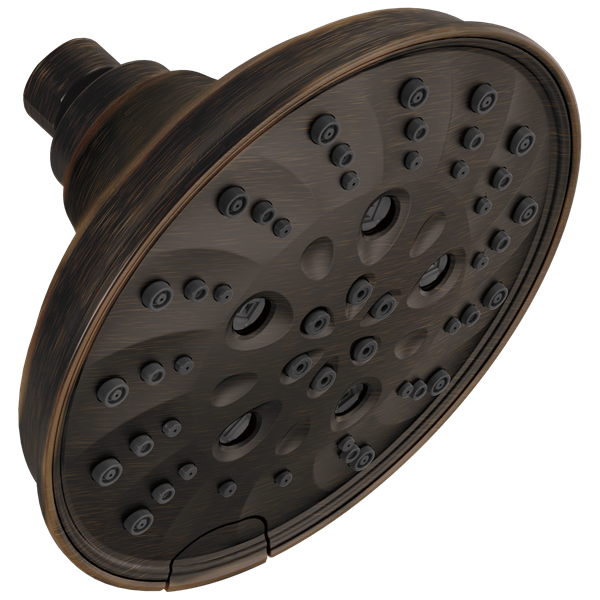 Delta - H2Okinetic 5-Setting Traditional Raincan Shower Head