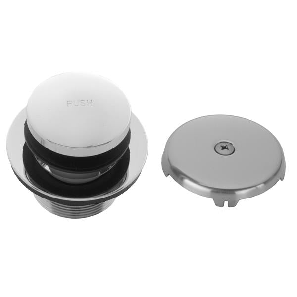 Jaclo - Toe Control Tub Drain Strainer with Faceplate (Single Hole)