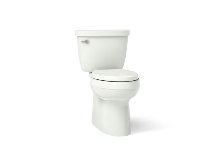 Kohler - Cimarron Class Five Two-Piece Elongated Toilet With Skirted Trapway, 1.28 Gpf