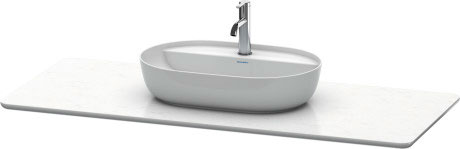 Duravit - Luv 54 5/8" Quartz Vanity Top with One Sink Cutout