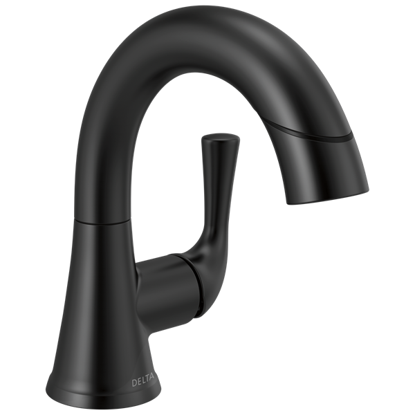 Delta - Kayra Single Handle Pull-Down Bathroom Faucet
