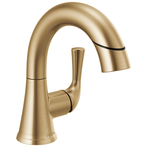 Delta - Kayra Single Handle Pull-Down Bathroom Faucet