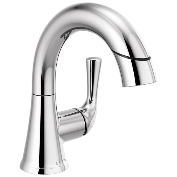 Delta - Kayra Single Handle Pull-Down Bathroom Faucet