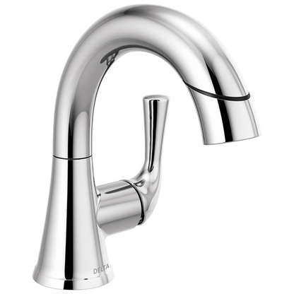 Delta - Kayra Single Handle Pull-Down Bathroom Faucet