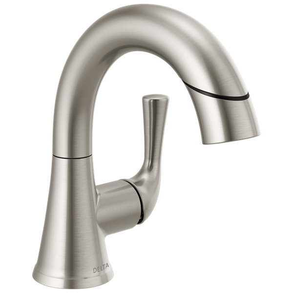 Delta - Kayra Single Handle Pull-Down Bathroom Faucet