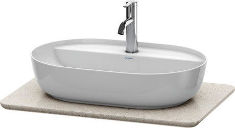 Duravit - Luv Vanity Top Quartz Stone Structure