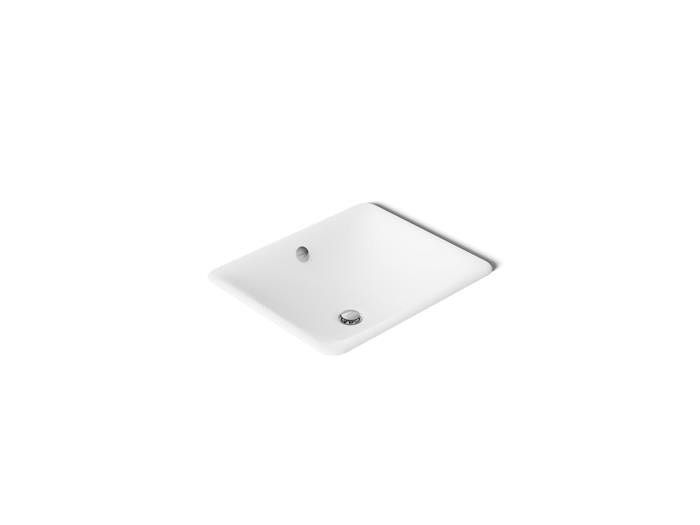 Kohler - Iron Plains 18-1/2 Inch Rectangular Drop-In/Undermount/Vessel Bathroom Sink With Overflow