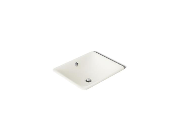 Kohler - Iron Plains 18-1/2 Inch Rectangular Drop-In/Undermount/Vessel Bathroom Sink With Overflow
