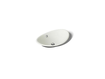 Kohler - Iron Plains 20-3/4 Inch Oval Vessel Bathroom Sink With Overflow