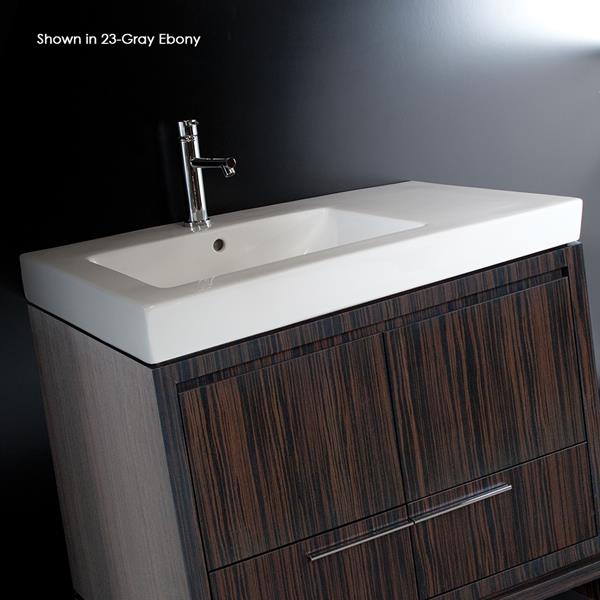 Lacava - Aquaquattro  Vanity Top Porcelain Bathroom Sink With An Overflow