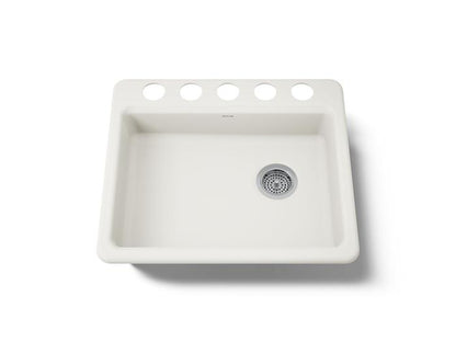 Kohler - Riverby 25 Inch Undermount Single-Bowl Kitchen Sink