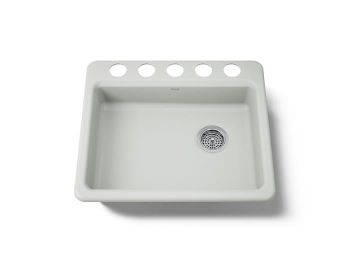 Kohler - Riverby 25 Inch Undermount Single-Bowl Kitchen Sink