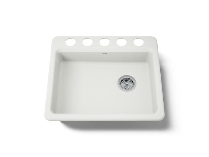 Kohler - Riverby 25 Inch Undermount Single-Bowl Kitchen Sink