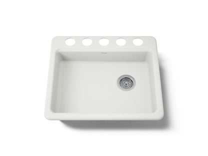 Kohler - Riverby 25 Inch Undermount Single-Bowl Kitchen Sink