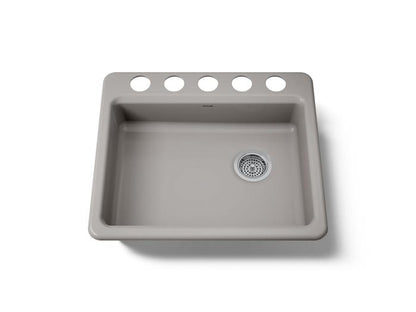 Kohler - Riverby 25 Inch Undermount Single-Bowl Kitchen Sink