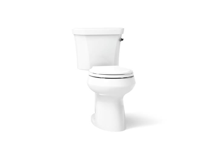 Kohler - Highline Two-Piece Round-Front Toilet, 1.28 Gpf