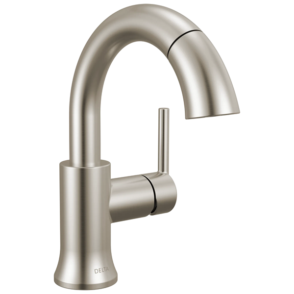 Delta - Trinsic Single Handle Pull Down Bathroom Faucet