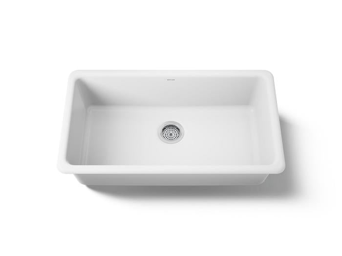 Kohler - Iron/Tones 33 Inch Top/Undermount Single Bowl Kitchen Sink