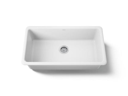 Kohler - Iron/Tones 33 Inch Top/Undermount Single Bowl Kitchen Sink
