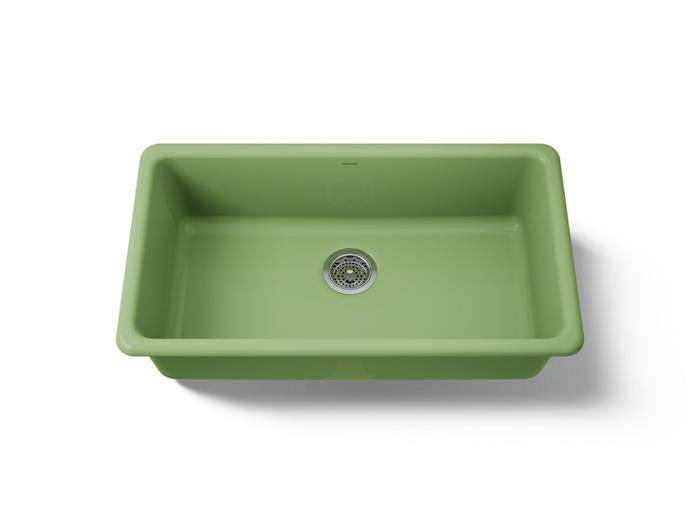 Kohler - Iron/Tones 33 Inch Top/Undermount Single Bowl Kitchen Sink