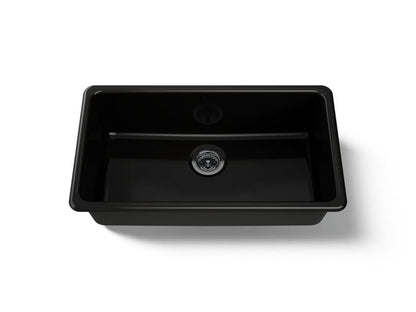 Kohler - Iron/Tones 33 Inch Top/Undermount Single Bowl Kitchen Sink