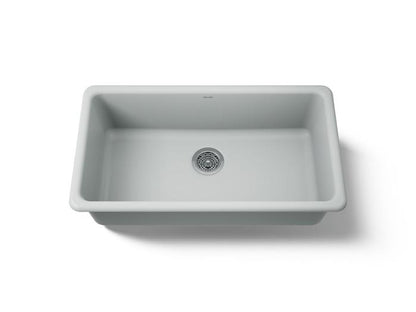 Kohler - Iron/Tones 33 Inch Top/Undermount Single Bowl Kitchen Sink