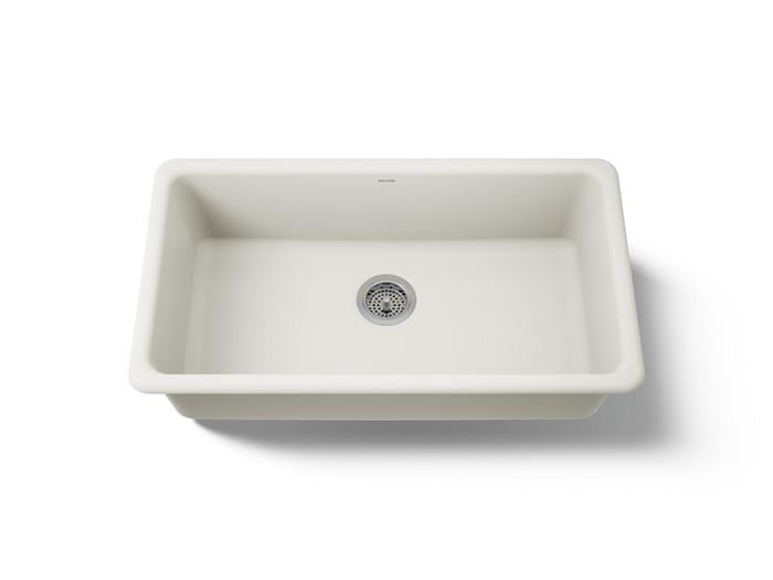 Kohler - Iron/Tones 33 Inch Top/Undermount Single Bowl Kitchen Sink