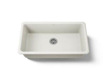 Kohler - Iron/Tones 33 Inch Top/Undermount Single Bowl Kitchen Sink