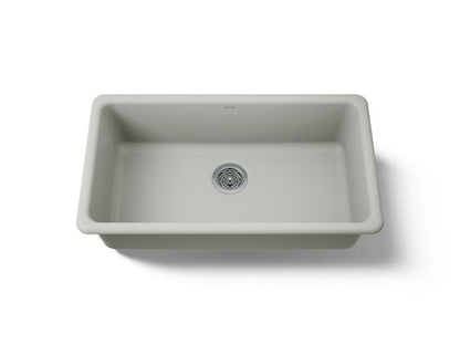 Kohler - Iron/Tones 33 Inch Top/Undermount Single Bowl Kitchen Sink