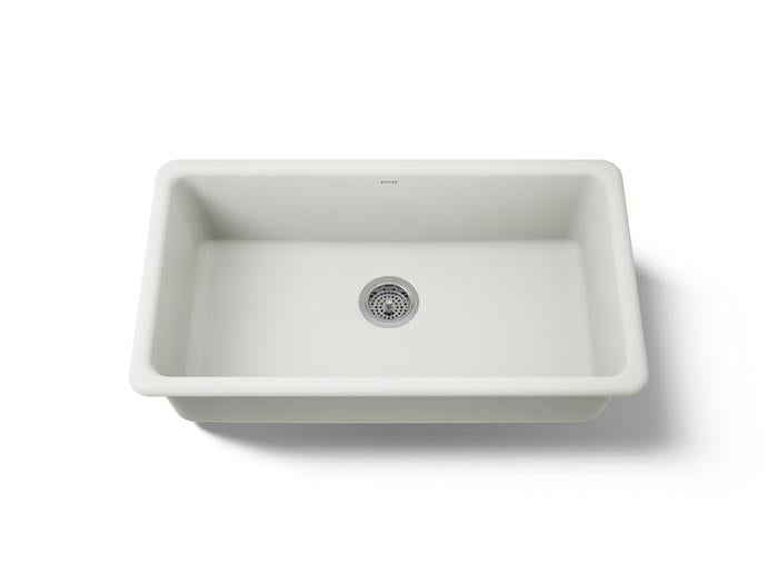 Kohler - Iron/Tones 33 Inch Top/Undermount Single Bowl Kitchen Sink
