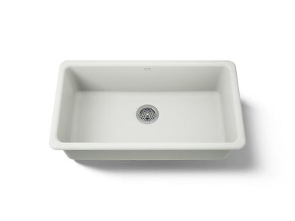 Kohler - Iron/Tones 33 Inch Top/Undermount Single Bowl Kitchen Sink