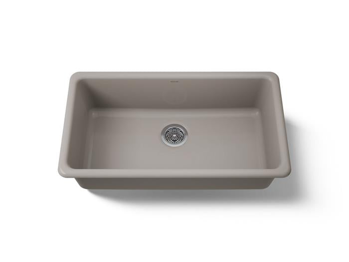 Kohler - Iron/Tones 33 Inch Top/Undermount Single Bowl Kitchen Sink