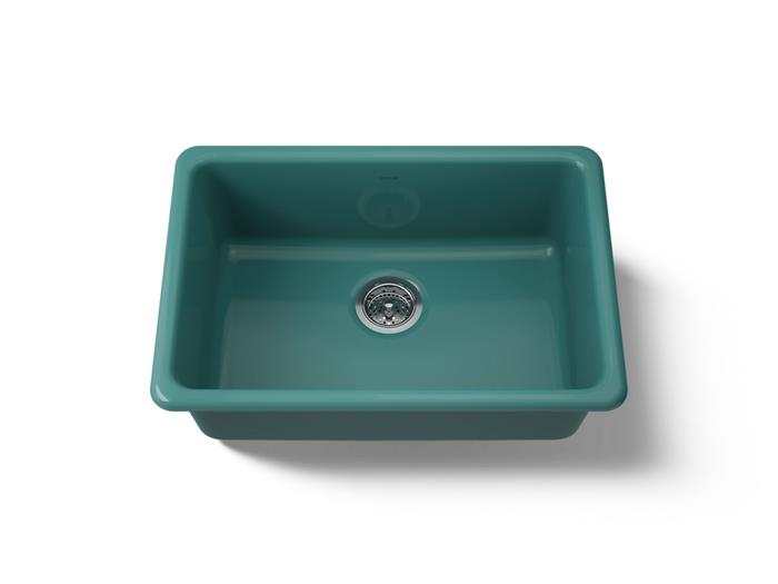 Kohler - Iron/Tones 27 Inch Top/Undermount Single Bowl Kitchen Sink