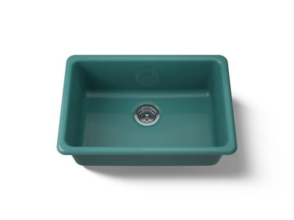 Kohler - Iron/Tones 27 Inch Top/Undermount Single Bowl Kitchen Sink
