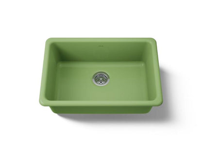 Kohler - Iron/Tones 27 Inch Top/Undermount Single Bowl Kitchen Sink