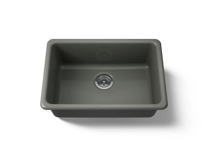 Kohler - Iron/Tones 27 Inch Top/Undermount Single Bowl Kitchen Sink