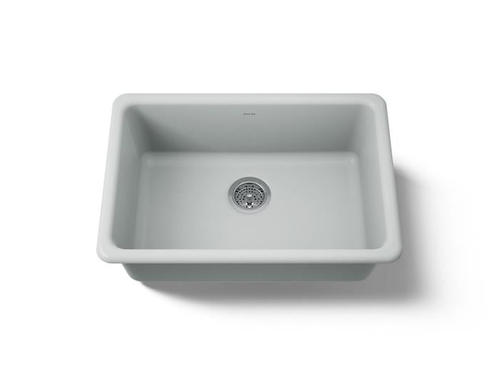 Kohler - Iron/Tones 27 Inch Top/Undermount Single Bowl Kitchen Sink